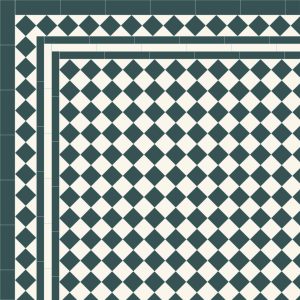 London Victorian Tiles - Chequerboard - LVT 08