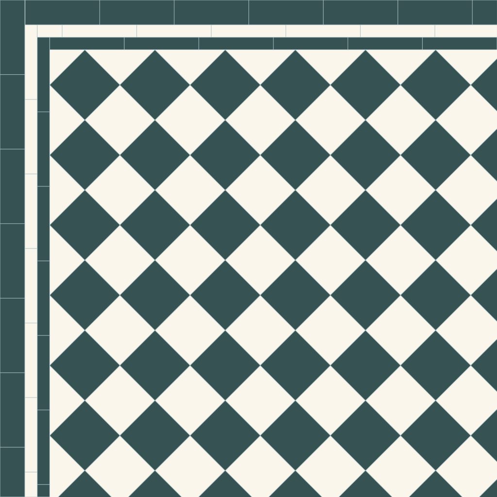 Chequerboard Victorian Tiles LVT18