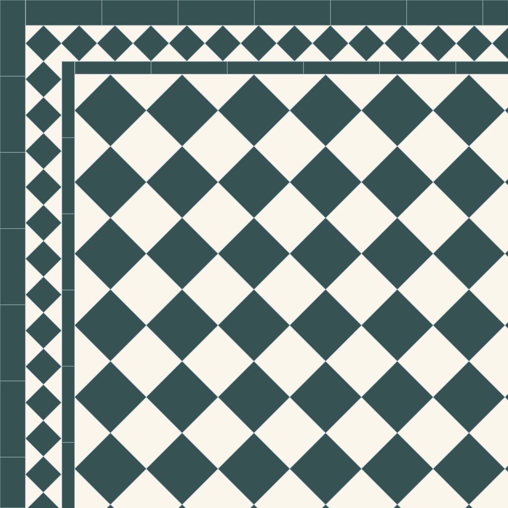 Chequerboard Victorian Tiles LVT19